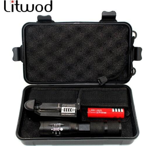 Litwod Z35 LED Flashlight Tactical 5000 Lumens XM-L2 Zoomable 5 Modes Aluminum Waterproof Lanterna LED Torch Flashlights