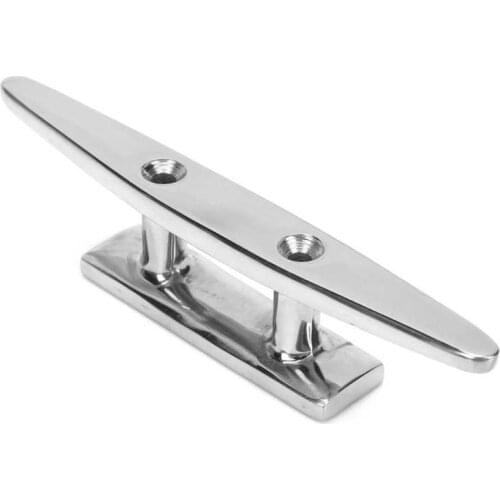 Marine Hardware boat seat 5in Boat Low Flat Cleat 316 Stainless Steel Marine Ship Deck Rope Tie Yacht Accessory boat