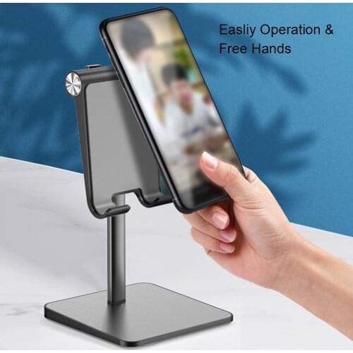 ZZJ-2 Desk Mobile Phone Holder Stand For iPhone Universal Adjustable Desktop Table Tablet Holder Stand For iPad Pro Bracket