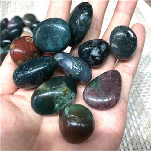 Natural Indian Agate Tumbled Crystals Healing Gemstones For Decoration