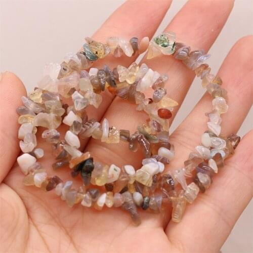 Irregular Freeform Chip Gravel Beads Natural Stone Persian Gulf Beads For Jewelry Making 3x5-4x6mm Diy Bracelet Necklace Ms Gift