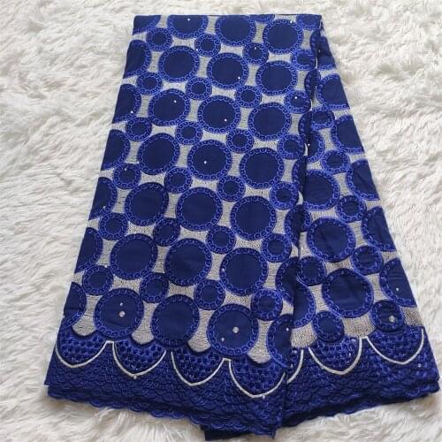 New Arrival Fabric Swiss Voile In Switzerland Lace Fabric Embroidered Cotton Fabrics Laces Cloths Party Women Dress hz1114