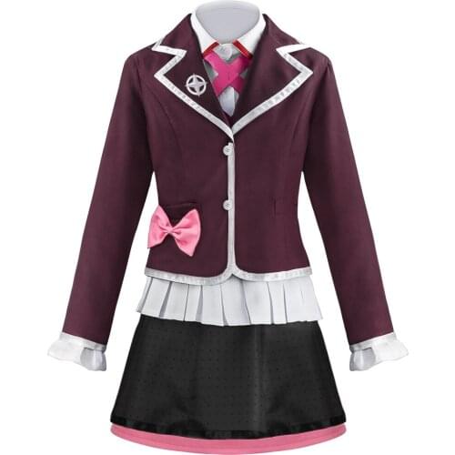 Danganronpa Animation Peripherals Cosplay Costume Women Jacket Suit Accessories Solid Color Uniform Performance Clothing Spot