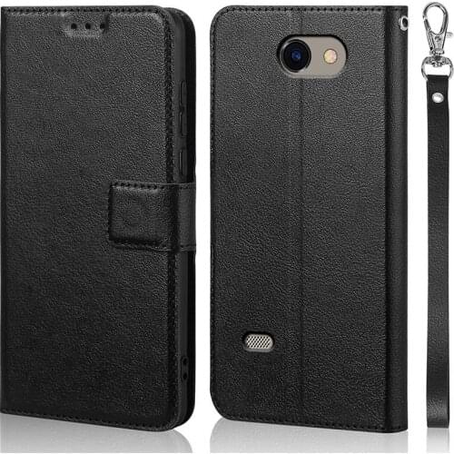 Luxury Flip Case for LG L Bello 2 II X155 X150 Cover Original Book Design Leather Phone Coque Wallet Capa Stand With Strap Card
