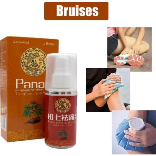 60ML TianQi Pain Relief Spray For Rheumatism Rrthritis Muscle Sprain Knee Waist Back Shoulder Reduce Swelling Spray