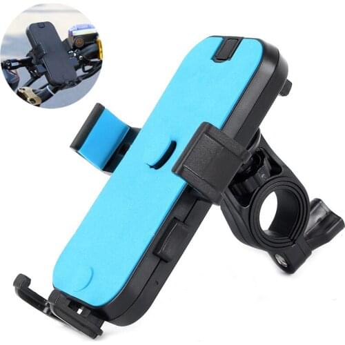 Bicycle Phone Holder For iPhone Samsung Motorcycle Mobile Cellphone Holder Bike Handlebar Clip Stand GPS Mount Bracket