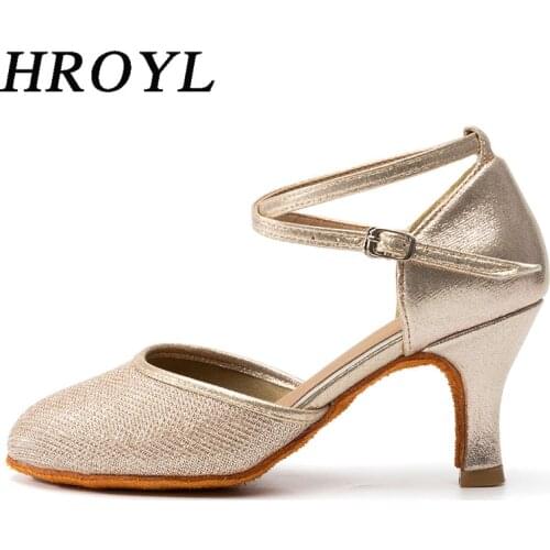 New brand girls womens modern Ballroom Salsa tango dance shoes 7cm heel free shipping WX