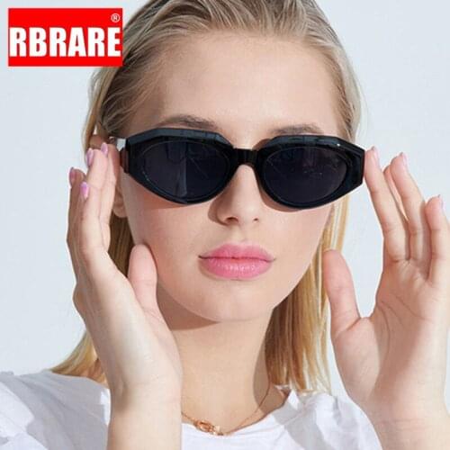 RBRARE Vintage Cat Eye Sunglasses Women 2021 Luxury Designer Shades for Women Cat Eye Women Sunglasses Retro Gafas De Sol Mujer