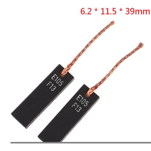 1pair 6.2*11.5*39MM Vacuum Cleaner Carbon Brush Motor Carbon Brushes