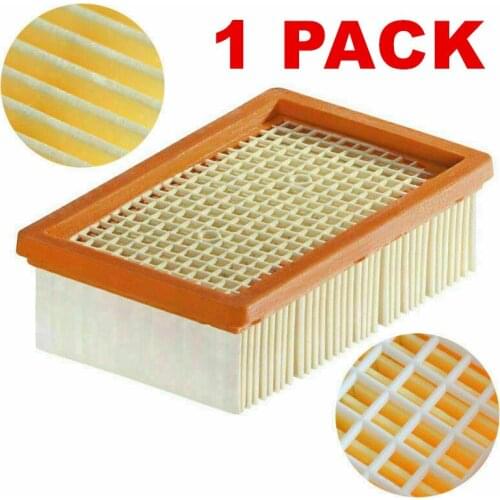 1 PACK Replacement Flat-Pleated HEPA Filter fits for Karcher MV4 MV5 MV6 wet and dry vacuum cleaner parts