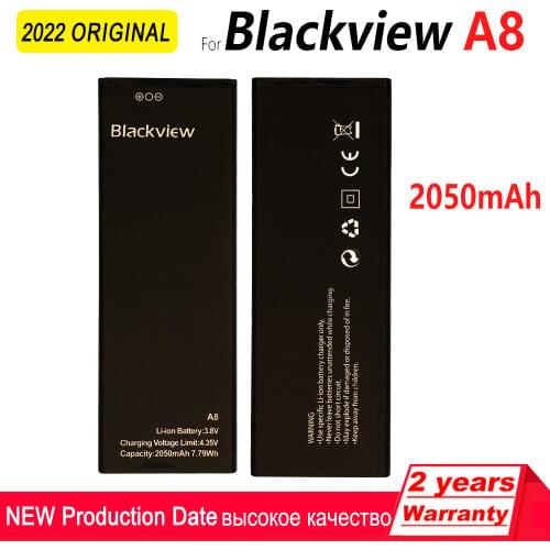 100% Original 2050mAh A8 Phone Battery For Blackview A8 High quality Batteries With Tracking Number