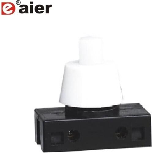 100PCS PBS-17A ON-OFF latching screw mount switch push button