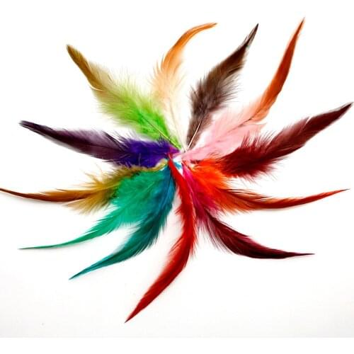 12 Colors for choosing 100pcs/pack high quality pheasant feather, 4-6 "/ 10-15cm, dyed feathers, For DIY jewelry accessories