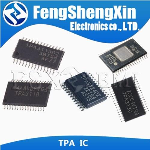 2pcs/lot TPA3130D2DAPR TPA3118D2DAPR TPA3116D2DADR TPA3124D2PWPR TPA3113D2PWPR TPA6120A2DWPR TPA3111D1PWPR TPA3121D2PWPR IC New