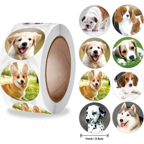 500 Pcs Reward Stickers Motivational Stickers Roll for Kids for School Reward Students Teachers Cute Animals Stickers Labels