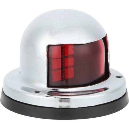 Boat accessories marine stainless steel marine 12V Stainless Steel LED Navigation Red Light Marine Boat Yacht Sailing Signal