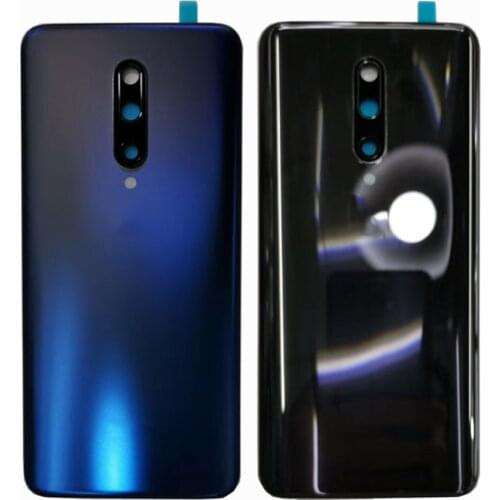 100% Original For OnePlus 7 Pro 7pro Battery Cover Case Back Rear Door Housing Cover Replacement Parts With Camera Glass Lens