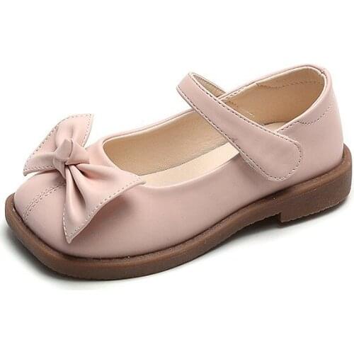 CUZULLAA Kids Girls Butterfly-Knot Hook & Loop Casual Shoes For Children Non-Slip Summer Flat Shoes Size 21-30