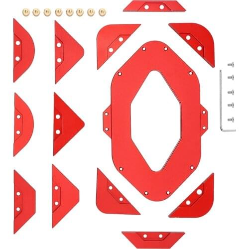 Woodworking Trimming Machine Fillet Gauge Trimming Machine Bevels Gauge Woodworking Tools Arc Radius Quick Router Retail