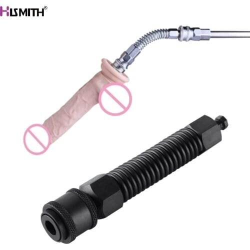 HISMITH Bendable Spring Connector for Dildo and Masturbator Wiggling Movement Adaptive Sex Machine Accessory sex toys