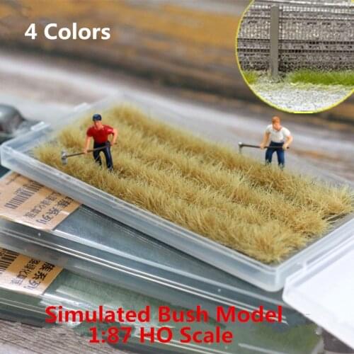 Simulation Model Scene Simulated Bush Scale Model Grass Tuft Grass Needle Grass Model DIY Handmade Materials for Model Hobbies