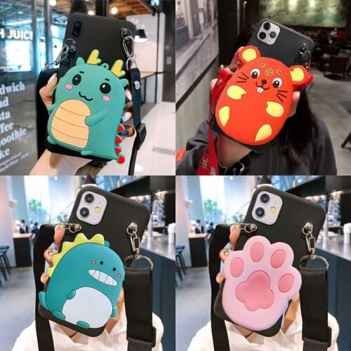 Cartoon 3D Silicon Mouse Wallet Case For Cubot Note 7 J7 R19 R15 R11 R9 X30 P20 P30 P40 X30 Nova Power Cute Cat Soft Cover
