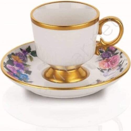 Schafer Mild Coffee Cup Set-6 Cups 6 Saucers