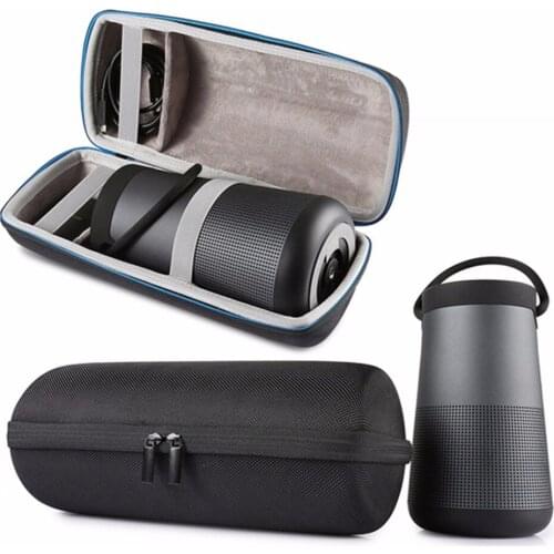 Newest Travel For Bose Soundlink Revolve+ Plus Case EVA Carry Protective Speaker Box Pouch Cover Extra Space For Plug & Cables