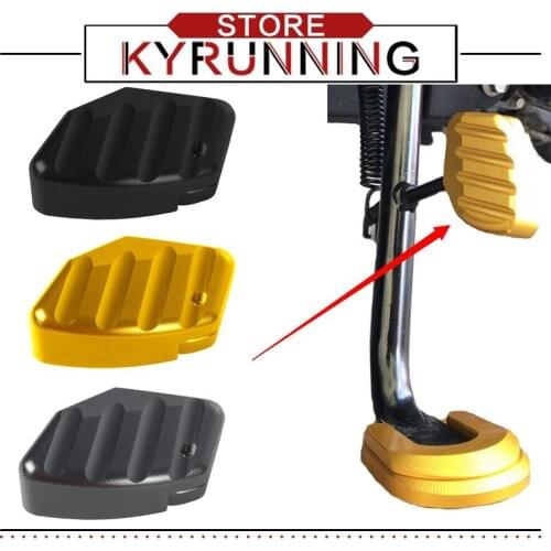 XMAX300 XMAX125 Motorcycle Kickstand Footrest Extension Side Stand Support FOR XMAX 125 XMAX 250 XMAX 300 XMAX 400 2014-2018