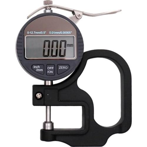 Portable Digital Thickness Gauge 0.01/0.001mm Range Electronic Micrometer inch/Metric Electronic Percentage Thickness Meter