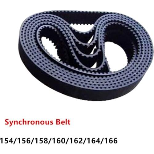 Timing Belt Pitch Length 154/156/158/160/162/164/166 Width 10/12.7mm Teeth 77/78/79/80/81/82/83 Closed Loop Synchronous Belt