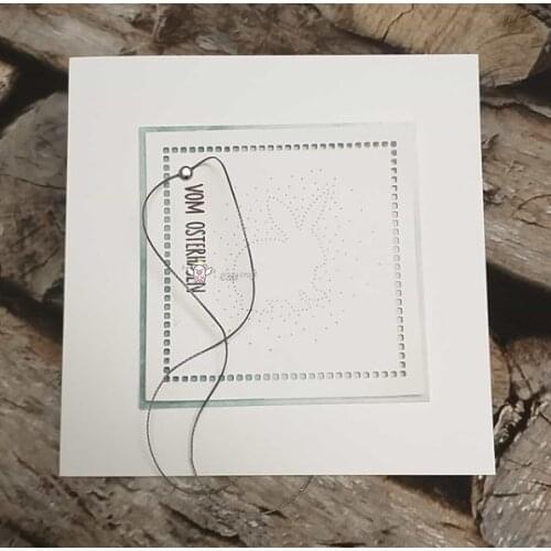 Mmao Crafts Metal Steel Cutting Dies New Easter bunny decoration Stencil For DIY Scrapbooking Paper/photo Cards Embossing Dies