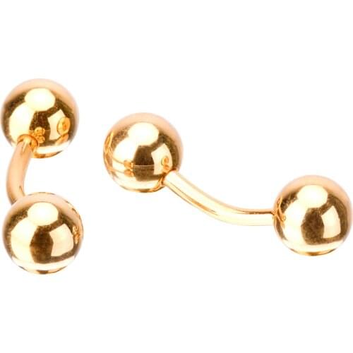 Savannah Metal Simple Double Thread Cufflinks Men Clothing Sleeve Nail