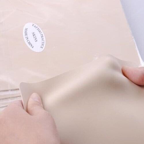 5/8/10/20PCS Permanent Makeup Tattoo Practice Skins Blank Tattoo Practice Fake Skins Double Sided 20x15cm For Tattoo Accessories