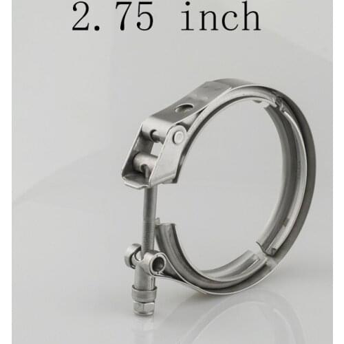 Universal Quick V Band Clamp 2.75 inch Stainless Steel Exhaust Downpipe V Band Clamp v-band Clamps V clamp clip