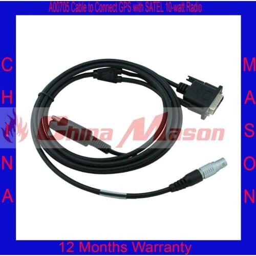 High quality A00705 cable to connect GPS with SATEL 10-watt Radio, injection molding