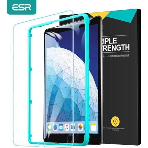 ESR Tempered Glass for iPad Pro 12.9/11/10.5/9.7 Inch 2020 2018 2019 iPad Mini 5/4 Air3/2 Air iPad 7th/6th Full Screen Protector