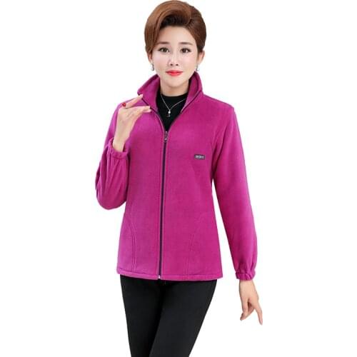 2019 Women Outdoor Fleece Jackets Sports Camping Warm Comfort Women Autumn And Winter Jacket Coat for Camping Hiking Skiing