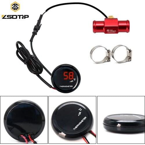 ZSDTRP Motorcycle For KOSO Water Temperature Meter Sensor Water Temp Adapter Scooter Racing For XMAX250 300 NMAX CB 400 CB500X