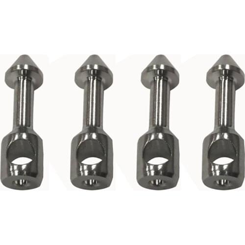 4 Pieces Stainless Steel Speargun Band Wishbone Inserts for Spearfishing and