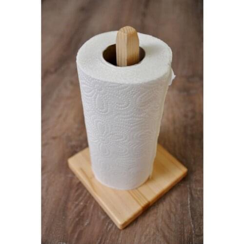 Decor Handmade Wood Towel Napkin Holder