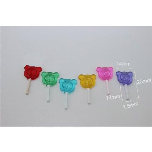G05-X4550 children baby gift Toy 1:12 Dollhouse mini Furniture Miniature rement colorful Lollipop 5pcs/set
