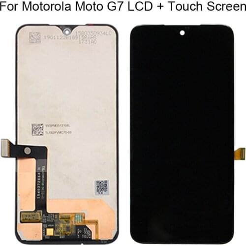 For Moto G7 LCD Screen Display Touch Digitizer Screen Replacement For Motorola G7 Display G7 G6 plus LCD Display