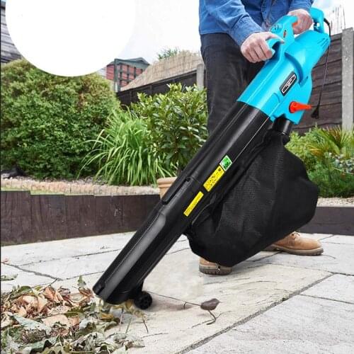 Electric blow-up leaf machine 3500W leaf shredder high-power hair dryer dusting triple function clean good helper
