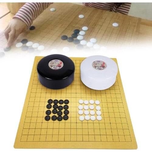 Chinese Acrylic Chess Old Board Game Weiqi Checkers Go Game Set Plastic Go Game Gift For Children Friends Puzzle Board Game