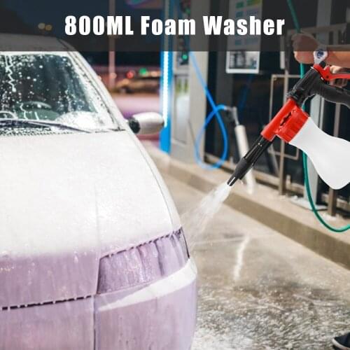 LEEPEE Foam Washing Gun Car Washer Soap Shampoo Sprayer Snow Foamer Lance Nozzle 800ml Auto Accessories Cleaning Washing Tool