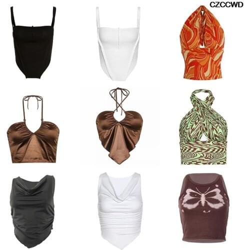 Summer Tees Fashion Womens Camis Tanks Tops Sleeveless Bustier Unpadded Bandeau Bra Crop Top Seamless Bralette Vest 2021 New Za