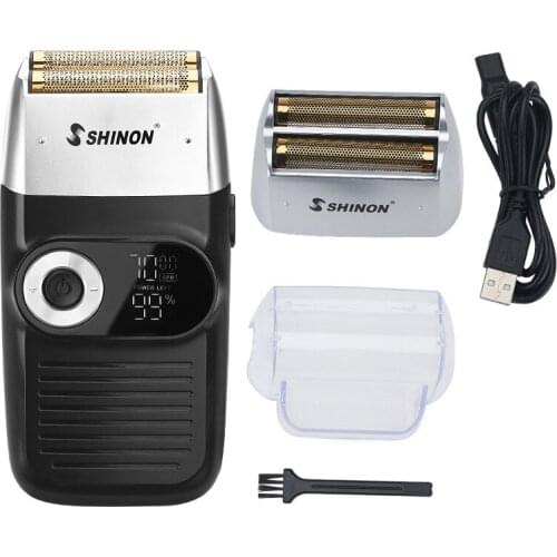 SH7175 Electric Shaver for Men 2 in 1 Hair Clipper Twin Blade professional Cordless USB Rechargeable Shaver RESUXI 1400mAh