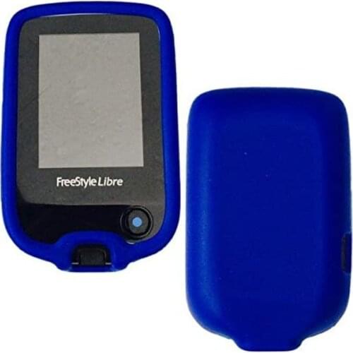 Premium Silicone Case Soft Cover to Protect The Freestyle Libre and Libre II (Aqua),Continuous Glucose Monitor