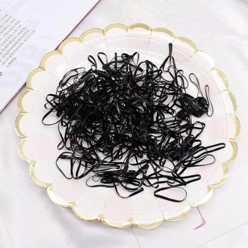 About 1000pcs/bag (small package) 2018 New Child Baby TPU Hair Holders Rubber Bands Elastics Girls Tie Gum Hair Accessories